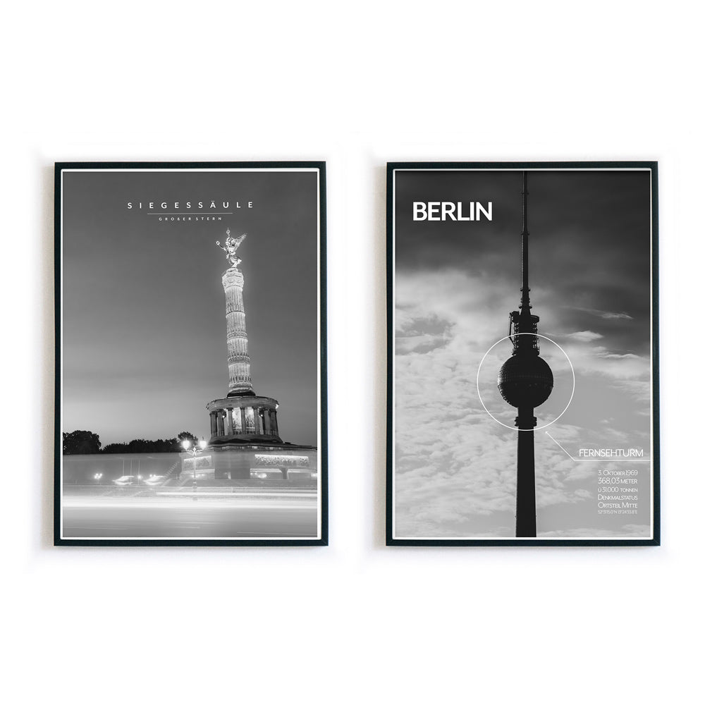 4one Poster Bilderwand Berlin | Wohnzimmer Pictures Fertige der Hauptstadt –
