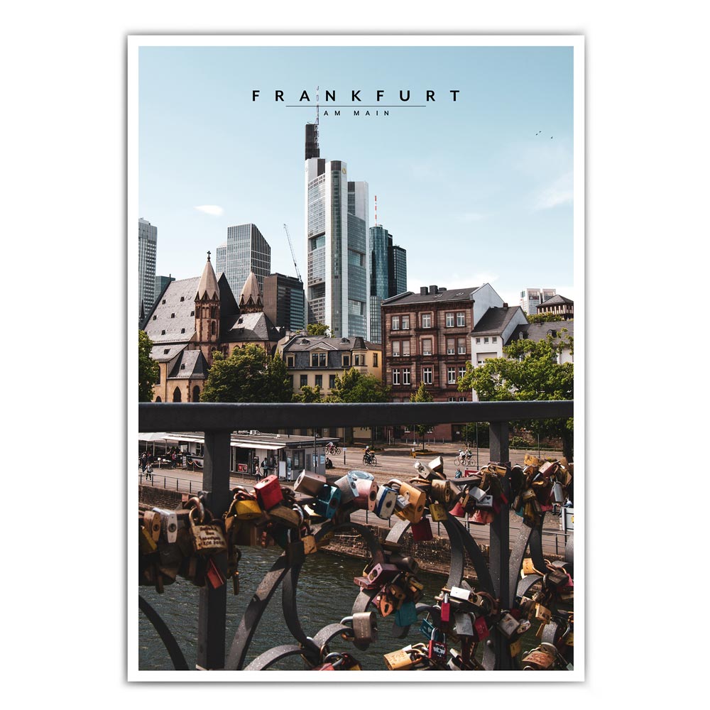 Frankfurt am – Bilder Wohnzimmer im Pictures - Main Deko | Rahmen Poster 4one