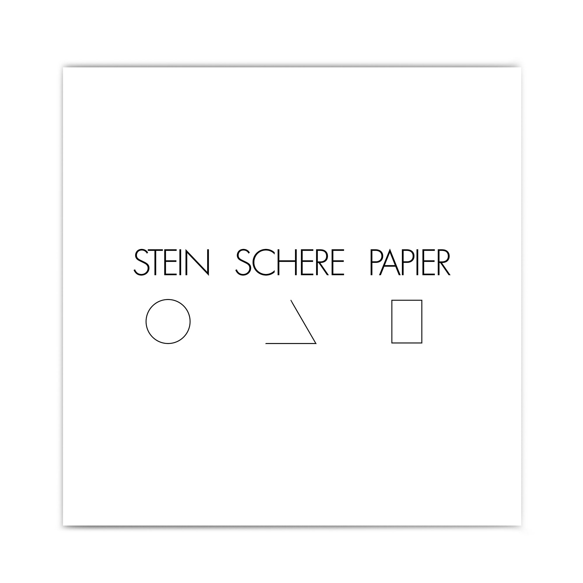Stein Schere Papier