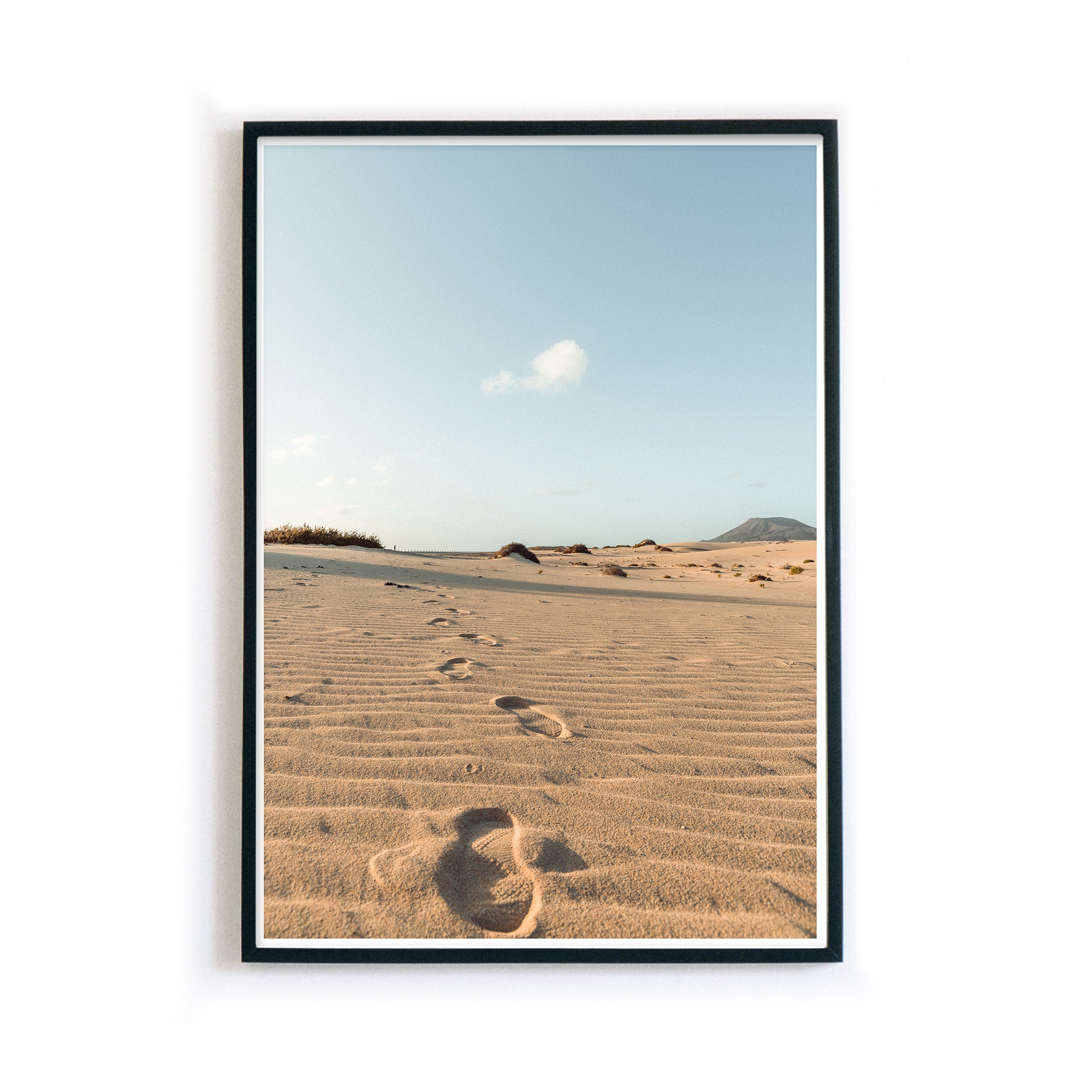 Fußspuren im Sand Bild