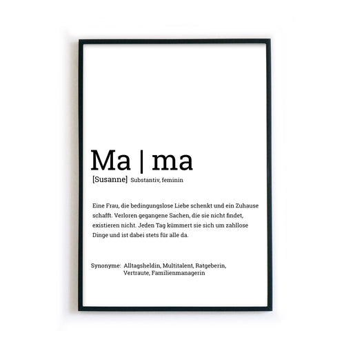 Mama Definition Poster