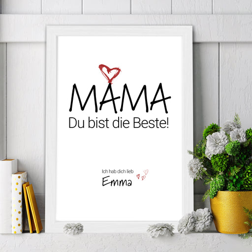Mama du bist die Beste Poster